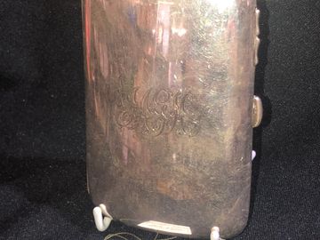 Sterling Silver cigarette/cigar case Birmingham 1898
SN 103436-1