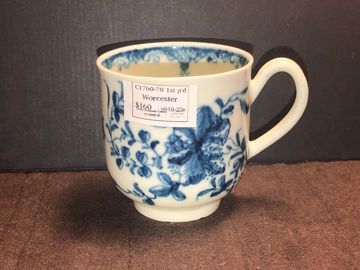 Worcester DR Wall period coffee cup C1765-70 
SN 6010-256