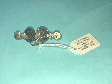 Sterling Silver Birmingham 1896 bar brooch