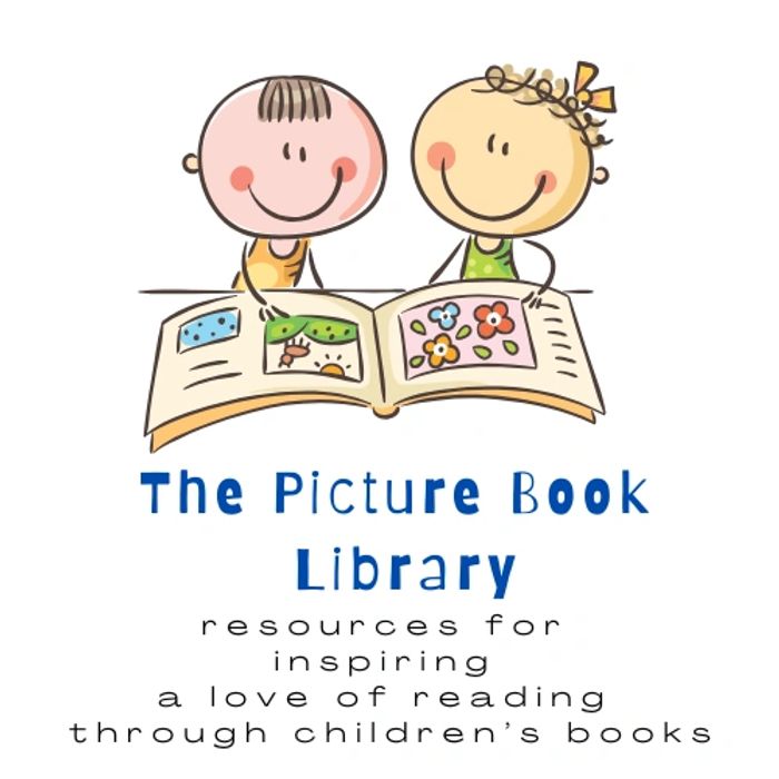 Two children happily reading a colorful picture book together.