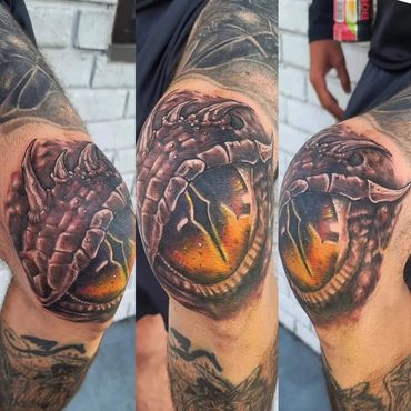 Dragon Eye Tattoo Rob Figueroa Tattoo Shop near me palm bay fl