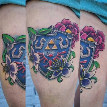 Legends of Zelda Tattoo video game Tattoo shop near me Rob Figueroa palm bay fl