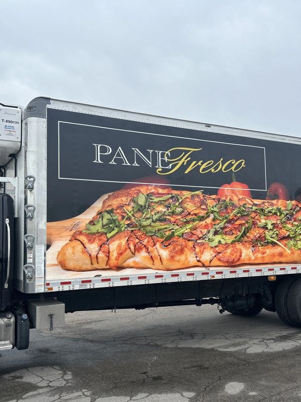 Truck Printing and Wrap. Transport truck wrapping.