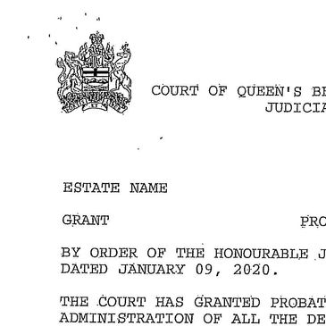 Probate Court Documents