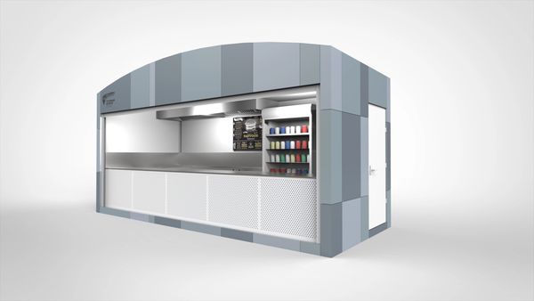 A food and beverage container