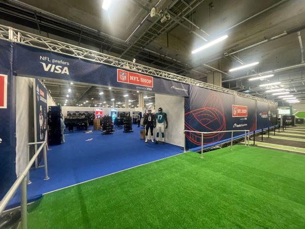 A large megastore for a sporting event at Wembley