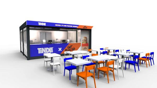 Pop up catering unit