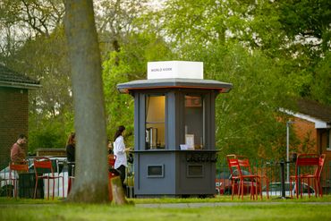 A bespoke kiosk for an activation