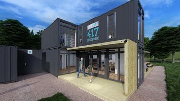 A bespoke welcome and visitor centre for a sporting venue