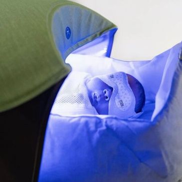 The BiliHut® Phototherapy cradle, baby friendly phototherapy in less than 24 hours in your home