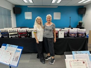 Shirley Johnson and Niki Sanders