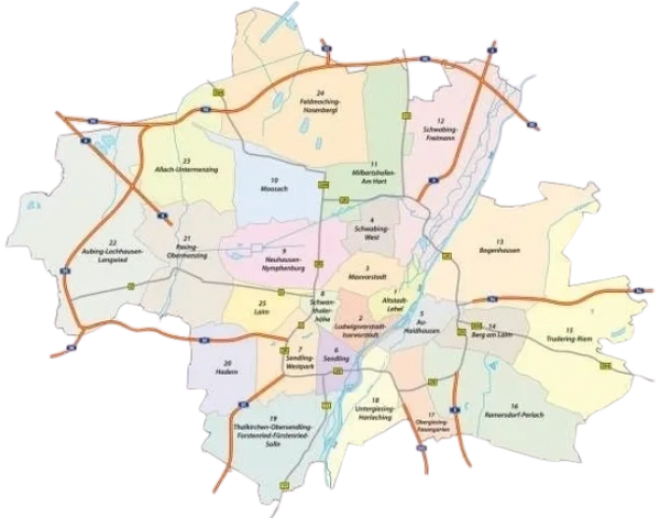 Schlüsseldienst München ist in ganz München als Schlüsseldienst in der Nähe