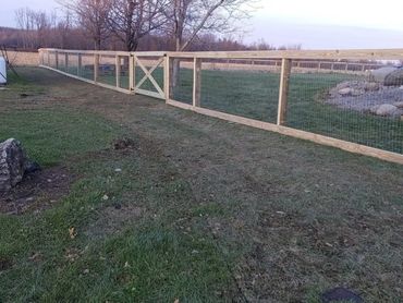 home fencing, home fence, wood fence, no climb fence