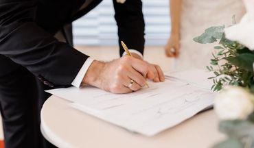 Wedding Ceremony Signing