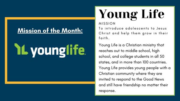 Covenant Church
Smyrna Georgia
Young Life