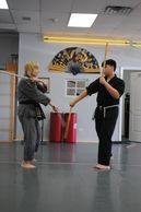 Kenpo sticks Class is taught by Lisa Lamber from 1:30-2:30 pm Saturday afternoons.