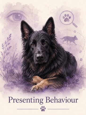 Cover of presenting behaviour by Seeing Dogs Differently.