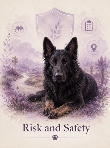 Cover of risk and safety by Seeing Dogs Differently.