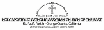 Assyrian Church of the East - St. Paul's Parish