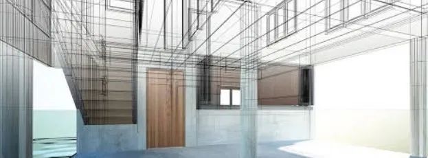 3D render custom home design construction permit blueprint plans interior elevation