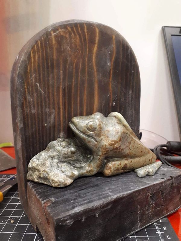 Soapstone carving done by member, Martha, during a class