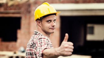 General Contractor showing thumbs up!