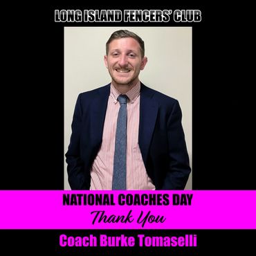 Long Island Fencers Club, Coach Burke Tomaselli, Fencing Coach, Sayville High School