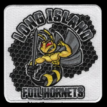 Long Island Fencers Club, Merchandise, Fencing Patches, Academy, Institute, USA Fencing, Foil Hornet