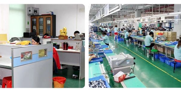 办公室和工厂车间的对比。