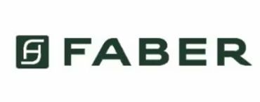Logo of Faber with a stylized 'F' symbol.