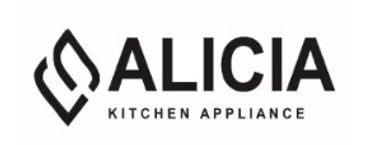 Logo of Alicia Kitchen Appliance with a modern design.