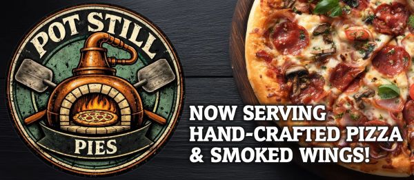 Pot Still Pies now serves hand-crafted pizza and smoked wings.