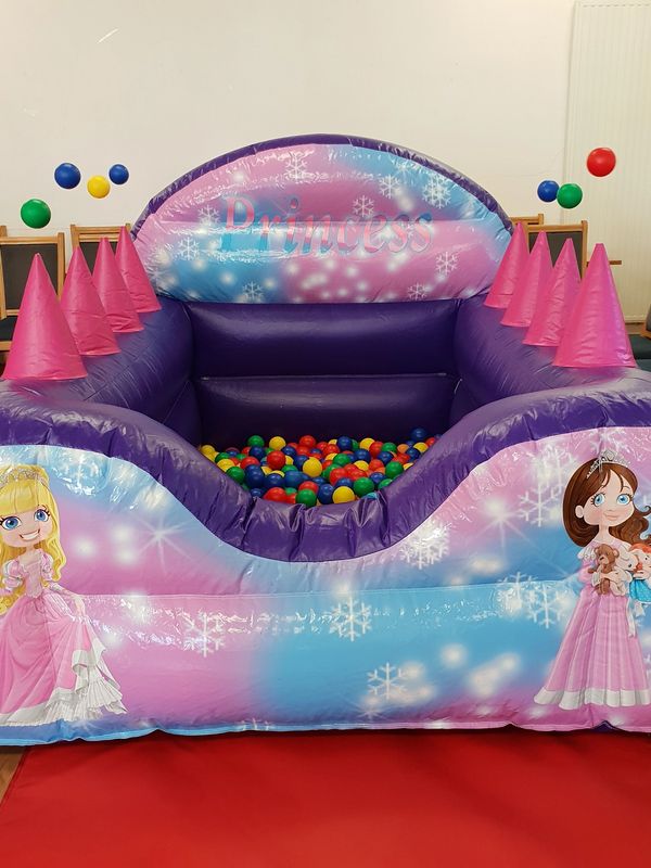 Princess Air Juggler Ball Pool Hire Plymouth