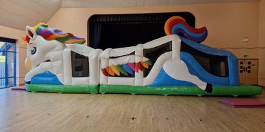 3d unicorn Assault Course Hire Plymouth