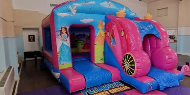 3D Princess Bouncy Castle Hire Plymouth