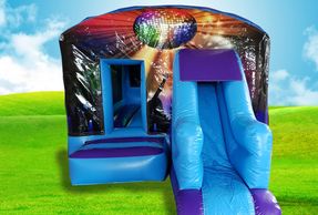 Disco Slide Bouncy Castle Hire Plymouth