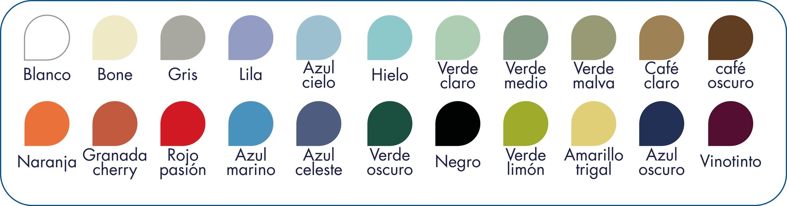 COLORES DE ASIENTO SANITARIO AQUABLUE®