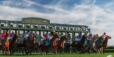 Keenland early April races. Have a cocktail and place a bet! Do you feel Lucky?