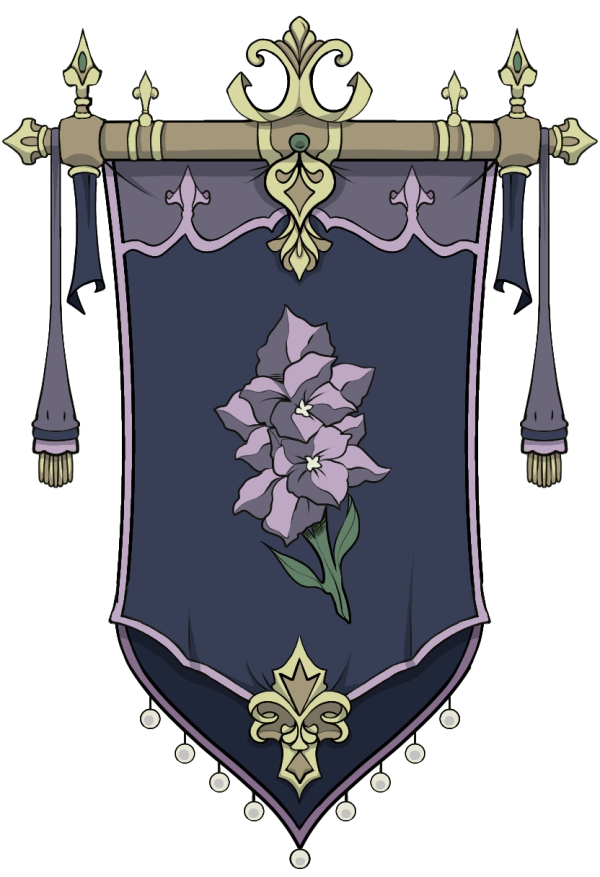 Banner for the Lone Delphinium in Seven Wildz