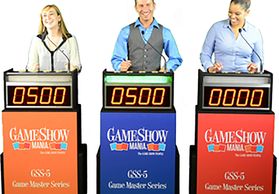 Rent our Game Show systems. Great for team building, or just crazy fun for all events.
