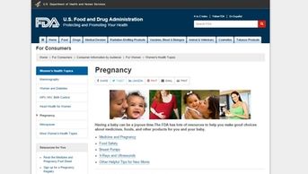 U.S. Food and Drug Administration. Women's Health Topics