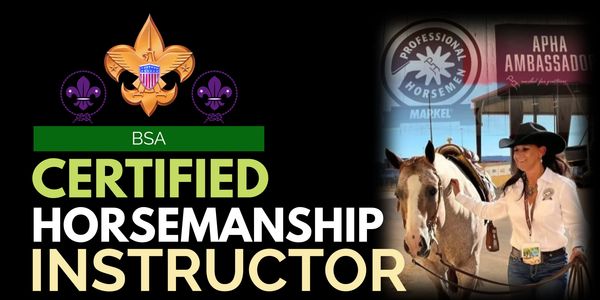 bsa scout certified horsemanship instructor, boy, girl, scouts, cub, horse riding, care, merit badge