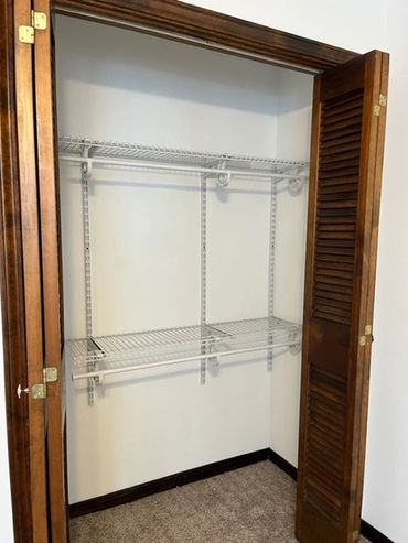 Closet in bedroom 2.