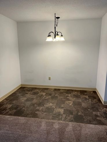 Open concept dining area.
