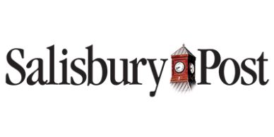 Logo of Salisbury Post with a clock tower illustration.