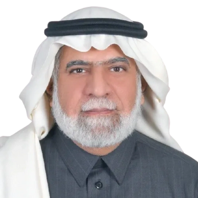 Portrait of a man wearing traditional Middle Eastern attire with a white beard.