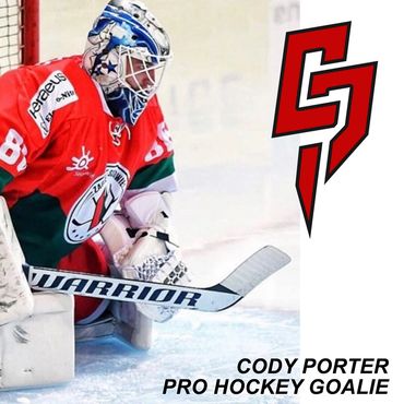 Logo Branding for Pro Hockey Goalie Cody Porter