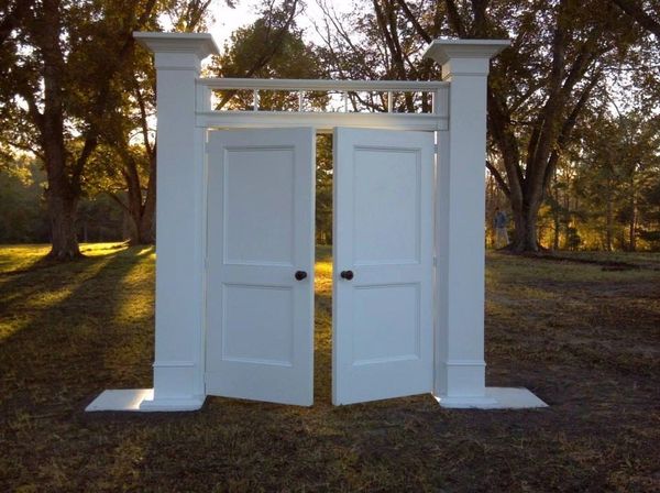 French door entry rental for weddings