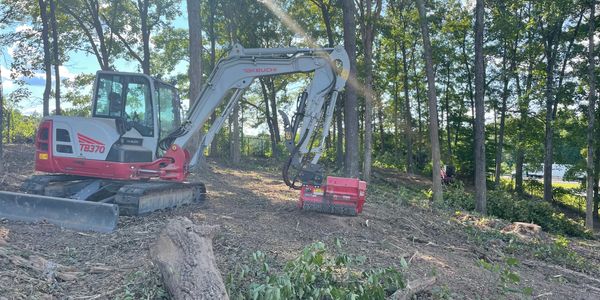 Forestry mulching land clearing