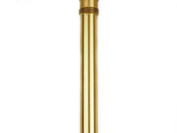 gold anodized 17mm aluminum axle shaft